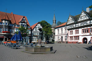 Der Blomberger Rathausplatz