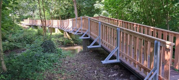 Br&uuml;cke Radweg Vinsebeck