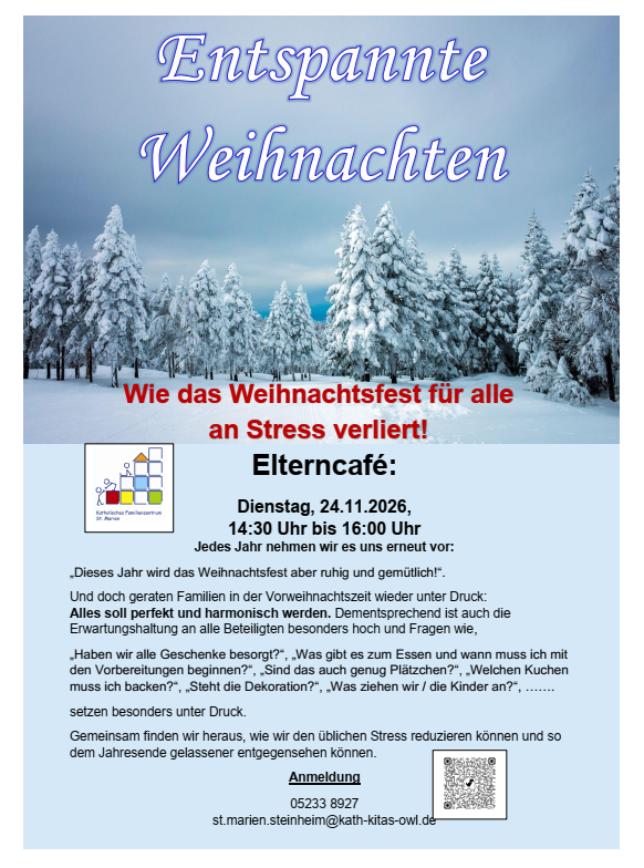 Entspannte Weihnachten