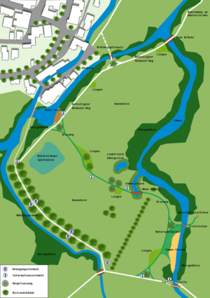 Lageplan "Landschaftspark Emmeraue"